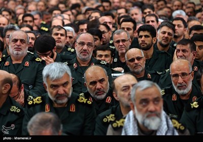 IRGC Commanders, Officers Meet Leader Ayatollah Khamenei