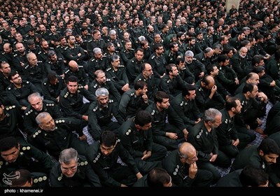 IRGC Commanders, Officers Meet Leader Ayatollah Khamenei