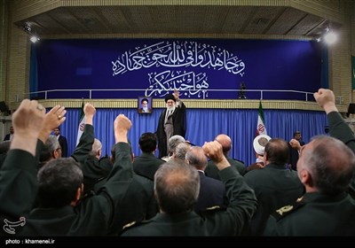 لقاء قادة حرس الثورة الإسلامیة مع قائد الثورة الإسلامیة