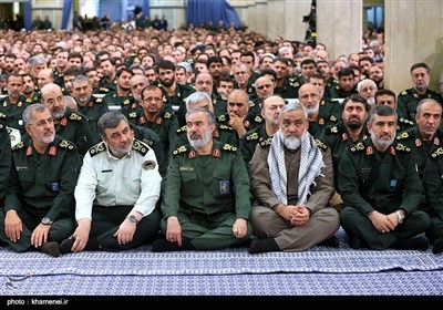 IRGC Commanders, Officers Meet Leader Ayatollah Khamenei