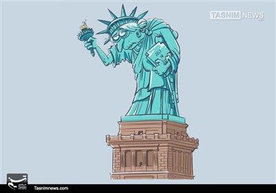 کاریکاتور/ دموکراسی فرتوت آمریکایی