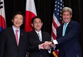رایزنی وزرای خارجه آمریکا، ژاپن و کره جنوبی برای اتخاذ تدابیر شدیدتر علیه کره شمالی
