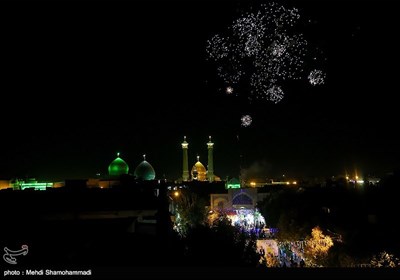 جشن عید غدیر و نورافشانی حرم حضرت عبدالعظیم ( ع )