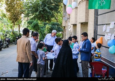 دیدار مردم از علمای سادات در روز عید سعید غدیرخم