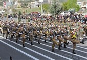 رژه مشترک نیروهای مسلح کهگیلویه و بویراحمد برگزار شد+ تصاویر