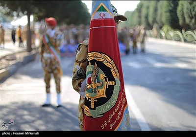 مراسم رژه نیروهای مسلح در قزوین