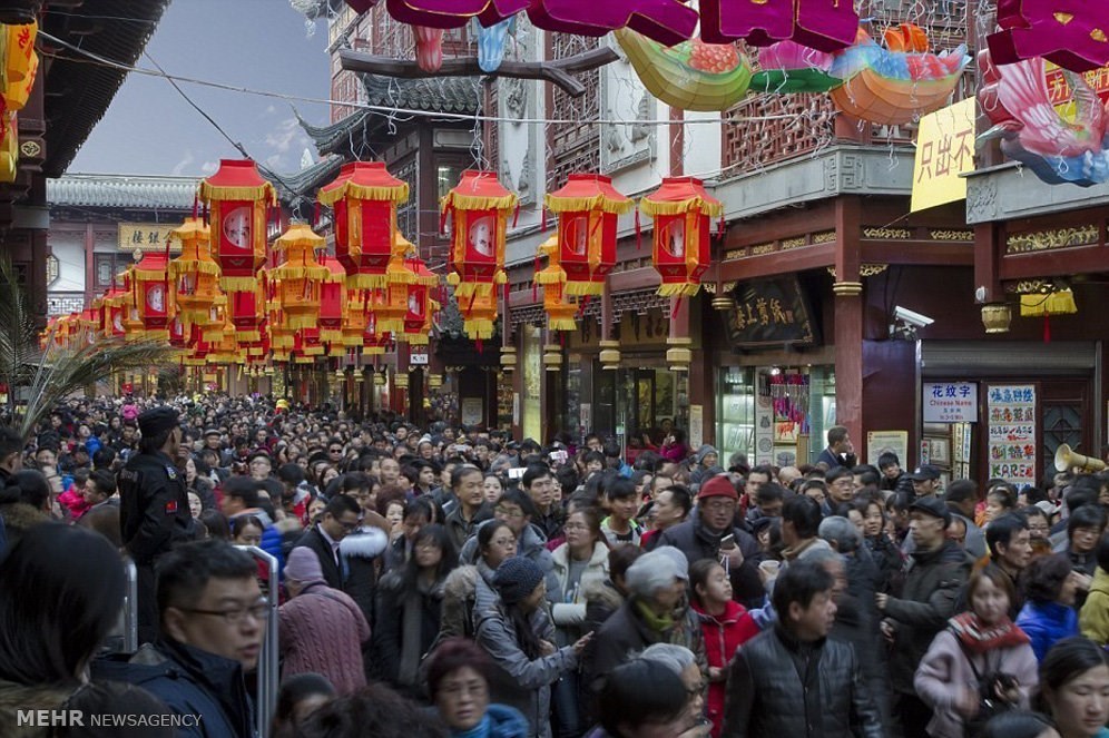 تصاویر/ازدحام جمعیت در چین‎- اخبار رسانه ها تسنیم | Tasnim