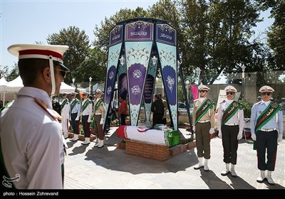 تشییع پیکر دوچرخه سوار پارالمپیکی جانباز بهمن گلبارنژاد