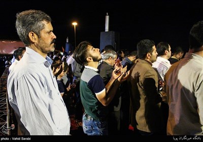 مراسم تجلیل از مقام هفت تن از شهدای مدافع حرم تهران