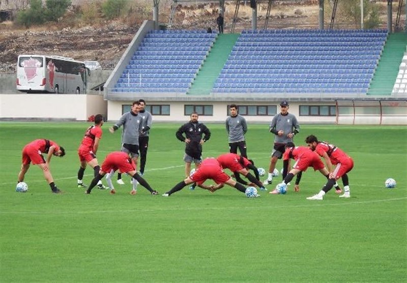 دومین جلسه تمرین تیم ملی فوتبال ایران در ارمنستان برگزار شد