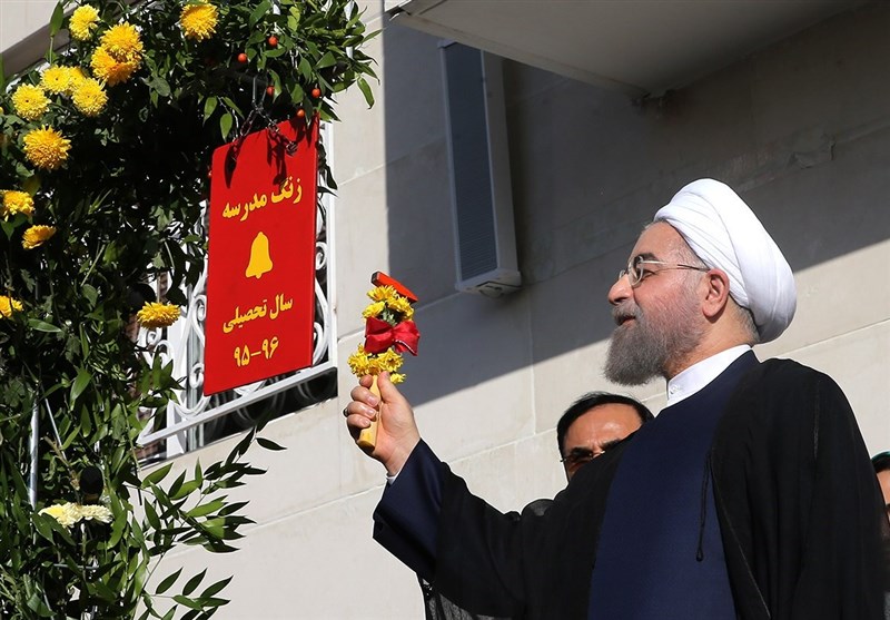 Iran’ President Rings Opening Bell of New School Year