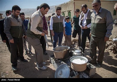 اردوی جهادی در منطقه فرامان کرمانشاه با حضور کیانوش رستمی