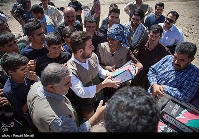 اردوی جهادی در منطقه فرامان کرمانشاه با حضور کیانوش رستمی