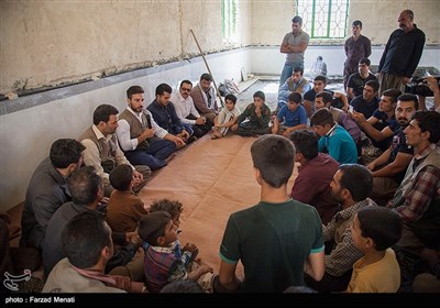 اردوی جهادی در منطقه فرامان کرمانشاه با حضور کیانوش رستمی