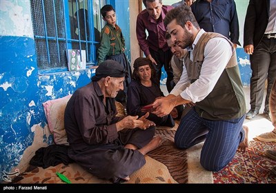 اردوی جهادی در منطقه فرامان کرمانشاه با حضور کیانوش رستمی