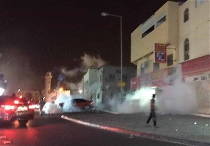 نیروهای آل خلیفه با معترضان بحرینی درگیر شدند