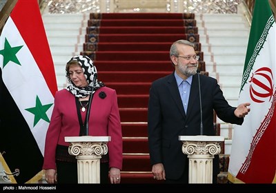 Iranian, Syrian Parliament Speakers Meet in Tehran