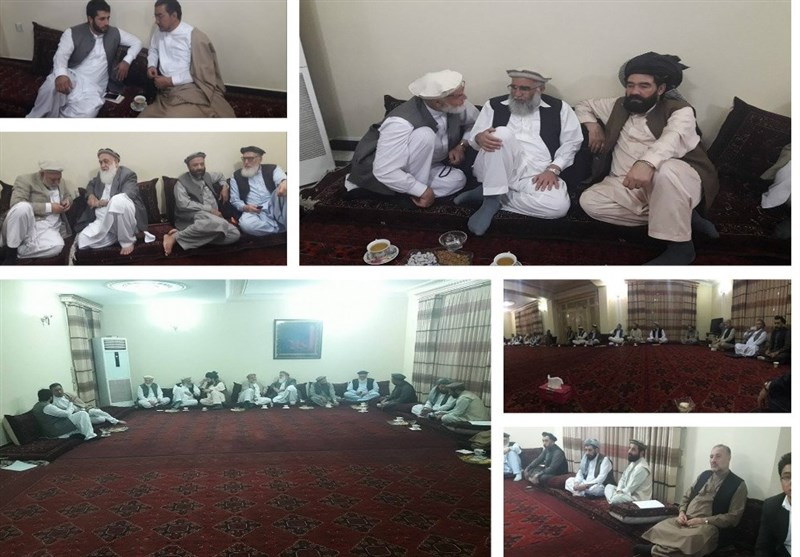 حضور پسر حکمتیار در خانه رئیس پارلمان افغانستان/ رایزنی‌های حزب اسلامی ادامه دارد + عکس