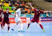 تساوی یک نیمه‌ای تیم ملی فوتسال ایران مقابل روسیه