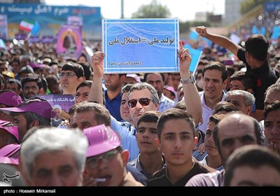 President Rouhani in Qazvin on Provincial Tour