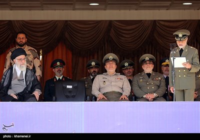 مراسم دانش‌آموختگی دانشجویان دانشگاه‌های افسری ارتش