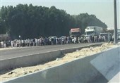 تظاهرات کارگران سعودی علیه پرداخت نشدن حقوق‌هایشان