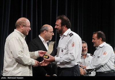 مراسم بزرگداشت روز آتش نشان با حضور قالیباف شهردار تهران