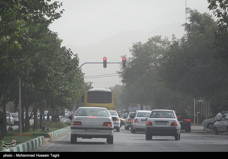 گرد و غبار به نواحی مرزی استان کرمانشاه وارد می‌شود