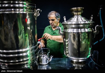 Iranian People Preparing for Muharram Mourning Ceremonies