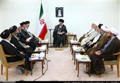 اعضای شورای عالی حوزه‌های علمیه با امام خامنه‌ای دیدار کردند