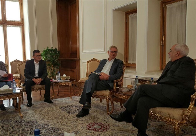 دیدار وزیر خارجه سابق سوئد با ظریف
