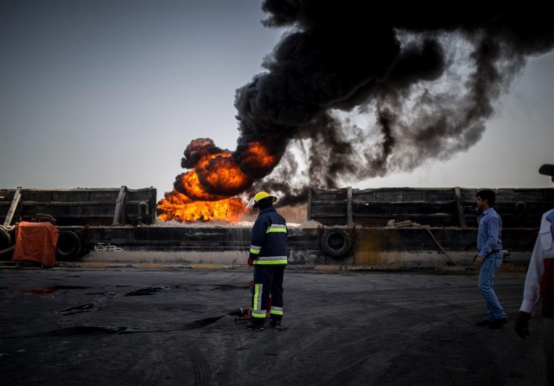 مانور عملیات اضطراری در بندر بوشهر برگزار شد+ تصاویر