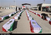 پیکر مطهر 21 شهید دوران دفاع مقدس ‌از مرز ‌عراق وارد ‌ایران ‌می‌شو‌د‌