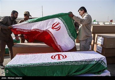 Bodies of 78 Iranian Martyrs Repatriated from Iraq