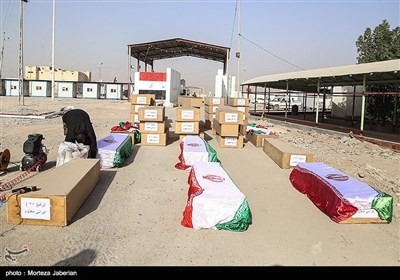 Bodies of 78 Iranian Martyrs Repatriated from Iraq