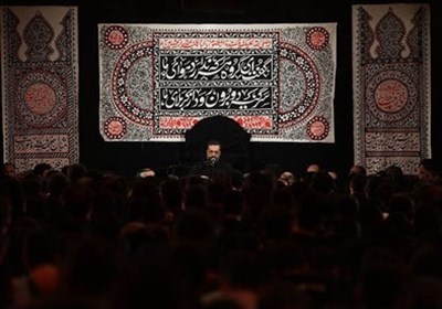 مراسم العزاء الحسینی فی مقام السید " علی أکبر جیذر" بطهران