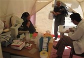 پنجمین بیمارستان صحرایی در منطقه محروم شهرستان پلدختر برپا شد+ تصاویر