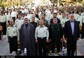 حضور فرماندهان ناجا در یوم الله 22 بهمن