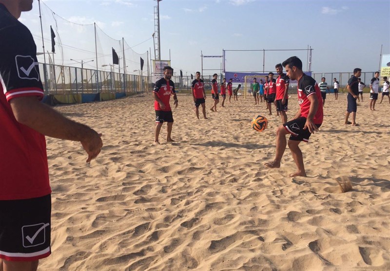 پیگیری تمرینات تیم ملی در سواحل خلیج فارس + تصاویر