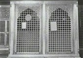 تصویر قدیمی از ضریح مطهر امام حسین (ع) در کربلای معلی