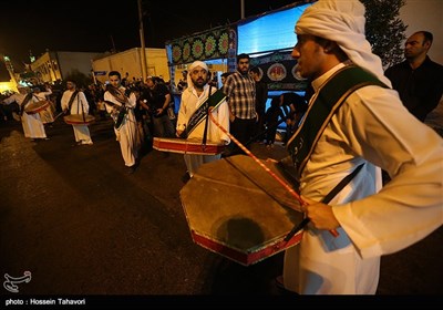 مراسم العزاء الحسيني لهيئة كربلاء في جزيرة كيش