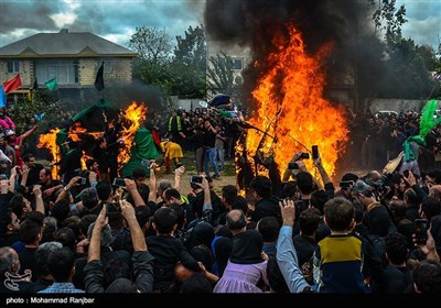 Ta’ziyeh Performed in Iran’s Northern City of Ziabar during Muharram Mourning
