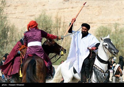 تعزیه روز عاشورا در روستای چاه شرف شهرستان مُهر - فارس