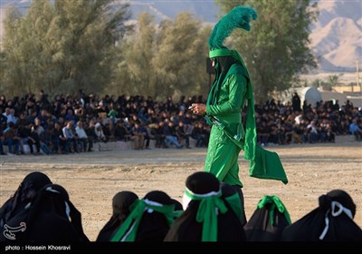 تعزیه روز عاشورا در روستای چاه شرف شهرستان مُهر - فارس