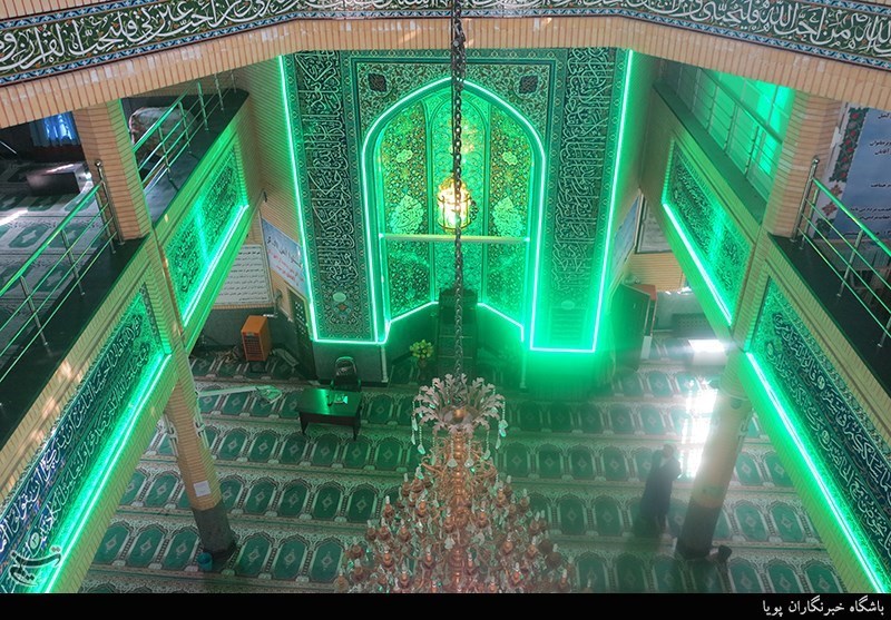 نمای بالای مسجد امام رضا(ع)