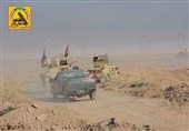 استقرار تجهیزات نظامی گسترده حشدالشعبی در محور غربی موصل