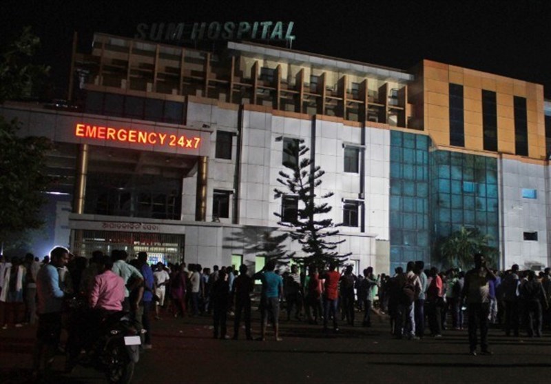 آتش‌سوزی بیمارستانی در شرق هند + تصاویر