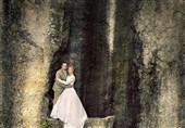 عکاسی از عروس و داماد ماجراجو در لبه پرتگاه + عکس