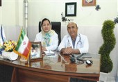 پزشک زن فلیپینی در نهاوند