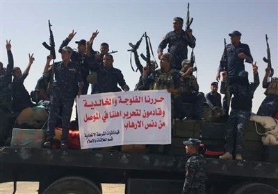 هاربون من الموصل یشکون للشرطة الاتحادیة الجوع والعطش